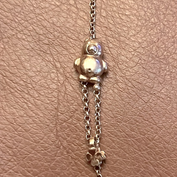 BREV 10KT SOLID GOLD RARE ADJUSTABLE TEDDY BEAR 🧸 GIRLS BRACELET - Picture 5 of 14